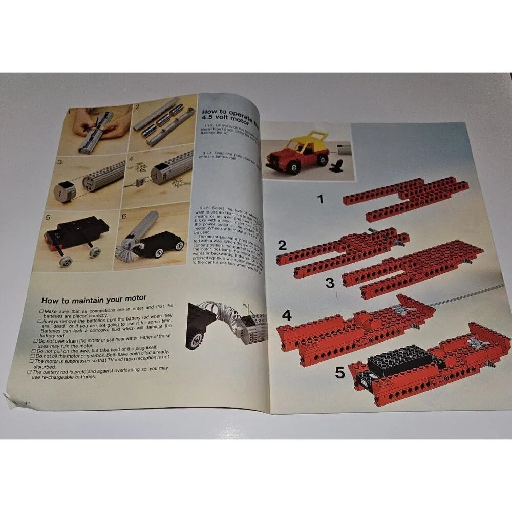 INSTRUCTIONS ONLY Lego Basic 740 Manual Replacement INSTRUCTIONS ONLY